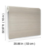 York Wallcoverings Fine Silk Taupe Faux Fabric Wallpaper