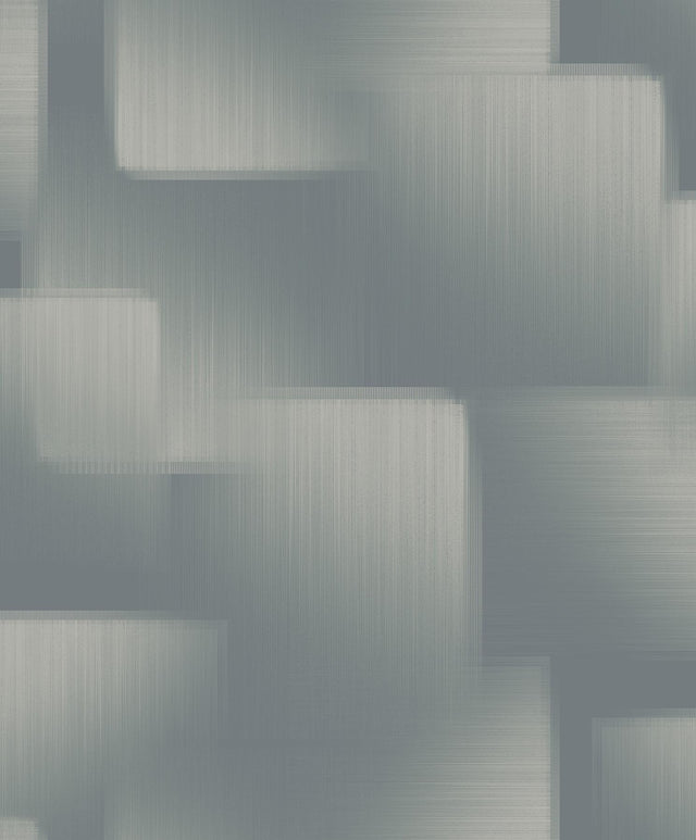 York Wallcoverings Silk Madras Slate Abstract Geometric Wallpaper