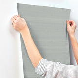 York Wallcoverings Fine Silk Slate Faux Fabric Wallpaper