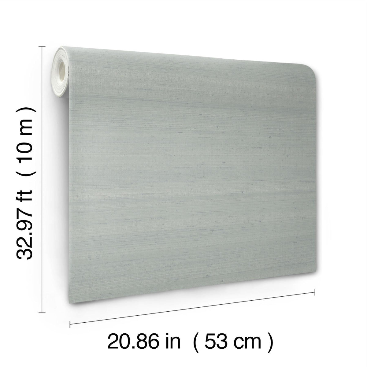 York Wallcoverings Fine Silk Slate Faux Fabric Wallpaper