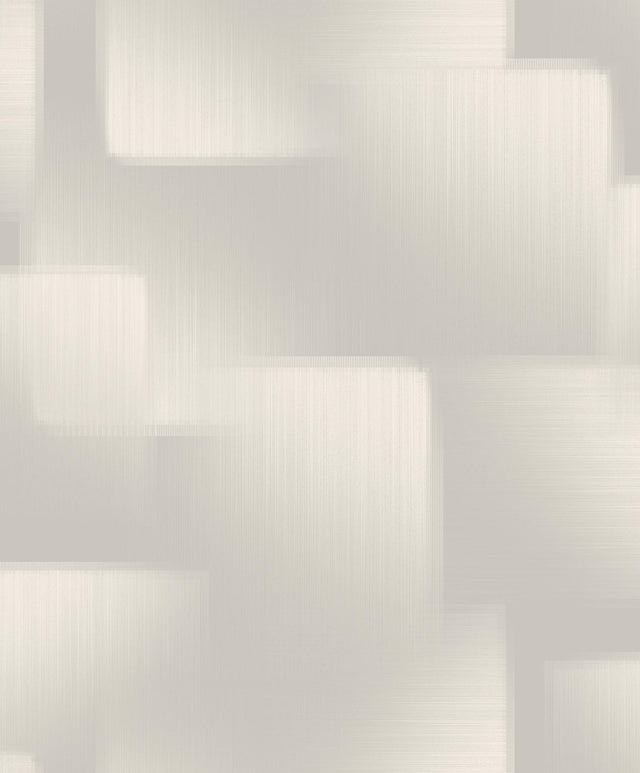 York Wallcoverings Silk Madras Light Grey Abstract Geometric Wallpaper