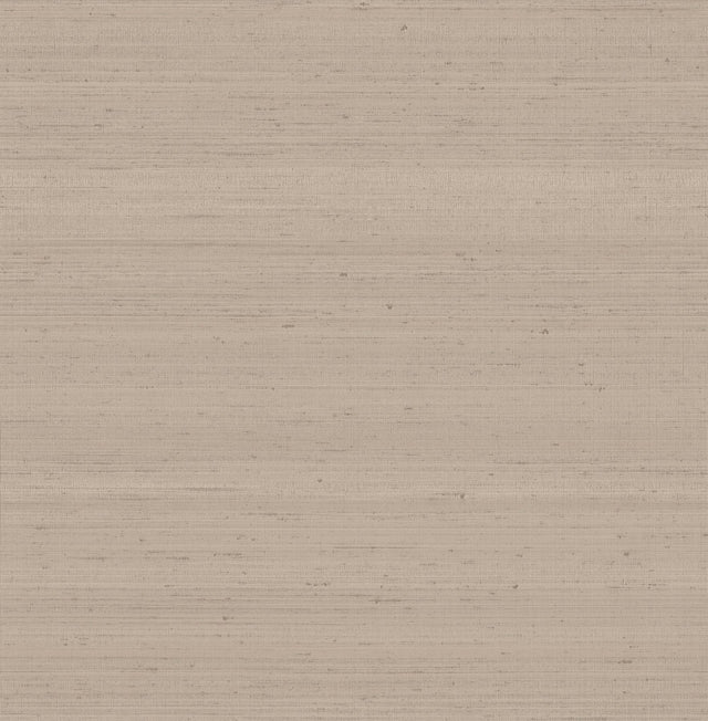 York Wallcoverings Fine Silk Light Brown Faux Fabric Wallpaper