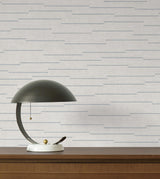 York Wallcoverings Latitude Ivory Striated Wallpaper