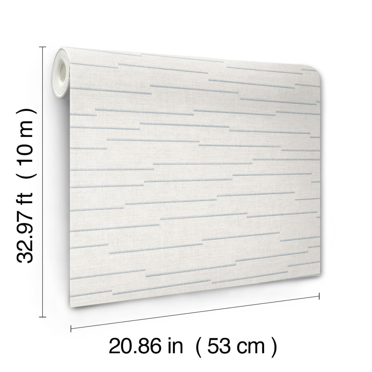 York Wallcoverings Latitude Ivory Striated Wallpaper