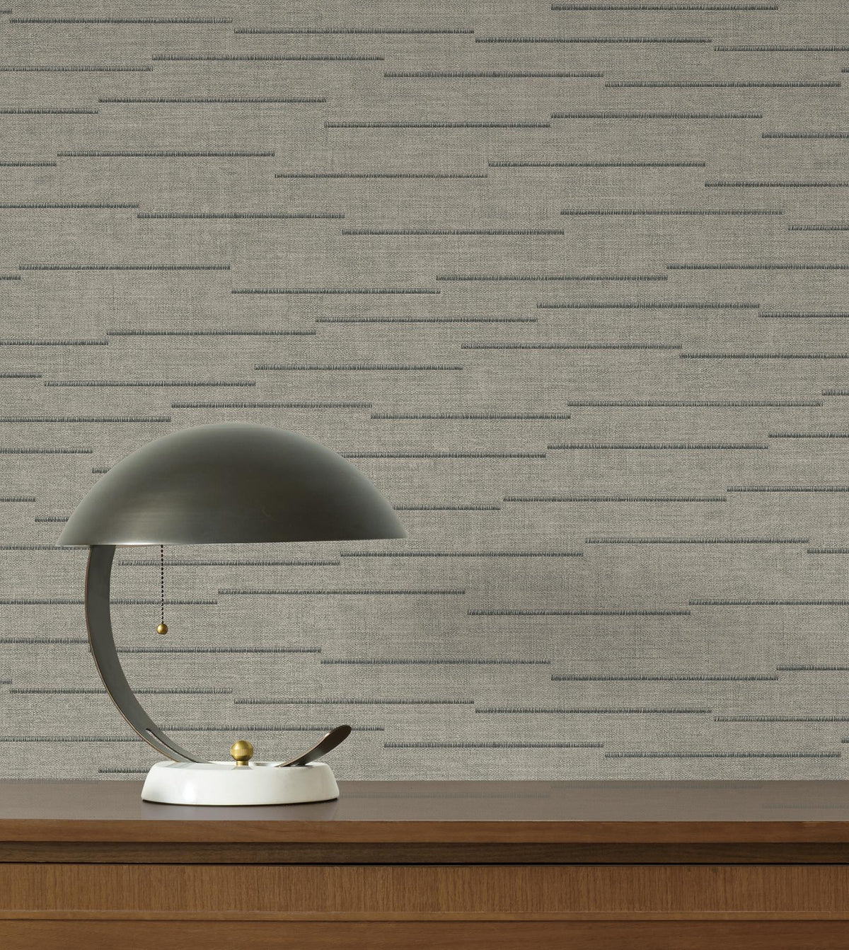 York Wallcoverings Latitude Grey Striated Wallpaper