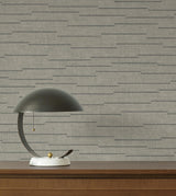 York Wallcoverings Latitude Grey Striated Wallpaper