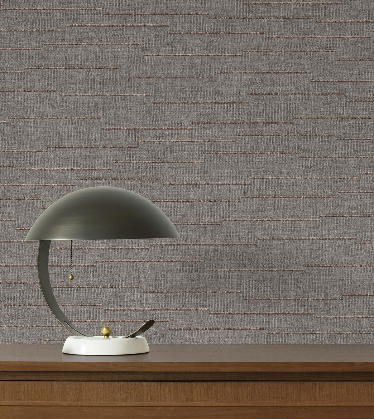 York Wallcoverings Latitude Dark Grey Striated Wallpaper
