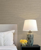 York Wallcoverings Latitude Taupe Striated Wallpaper