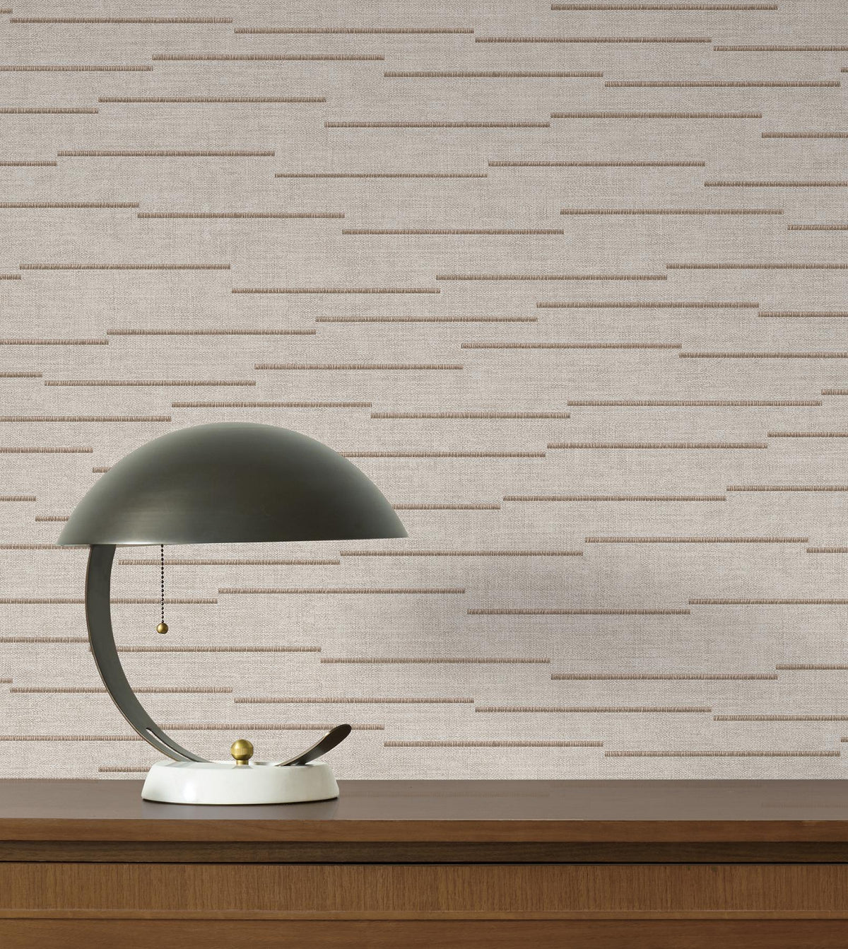 York Wallcoverings Latitude Beige Striated Wallpaper