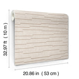York Wallcoverings Latitude Beige Striated Wallpaper