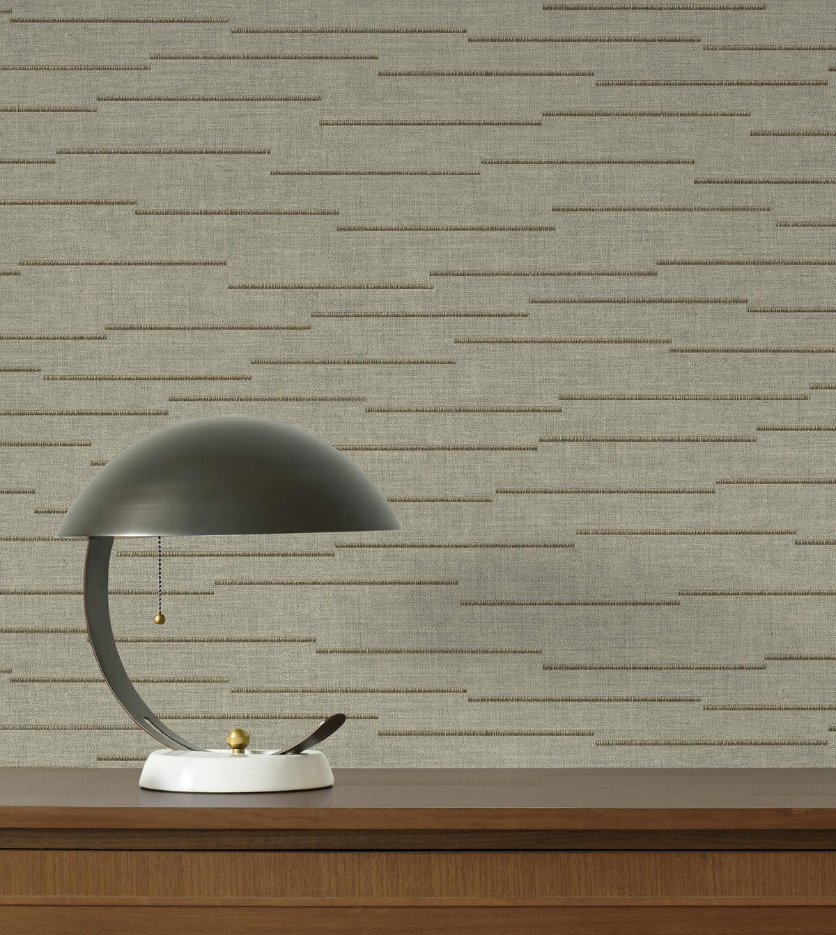 York Wallcoverings Latitude Neutral Striated Wallpaper