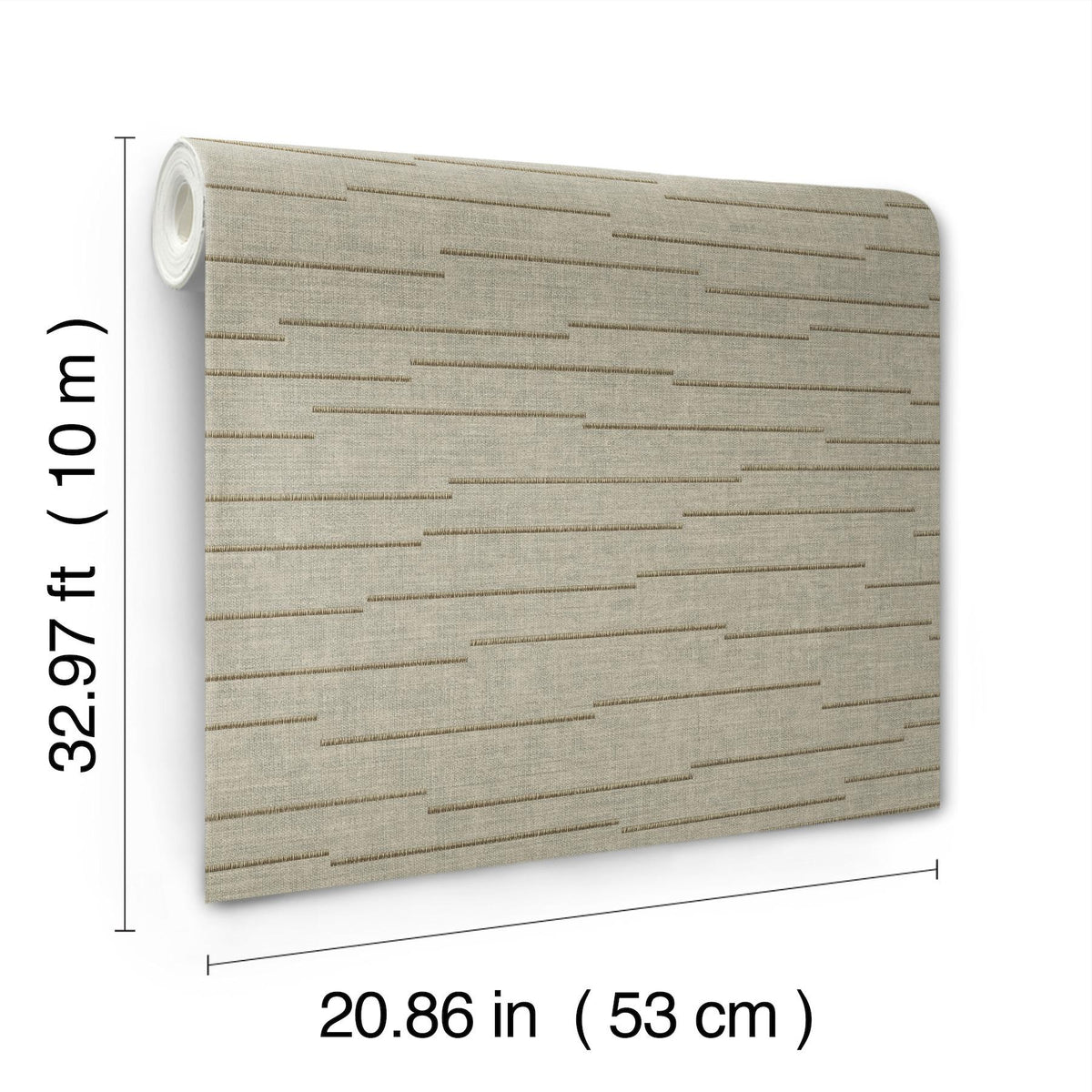 York Wallcoverings Latitude Neutral Striated Wallpaper