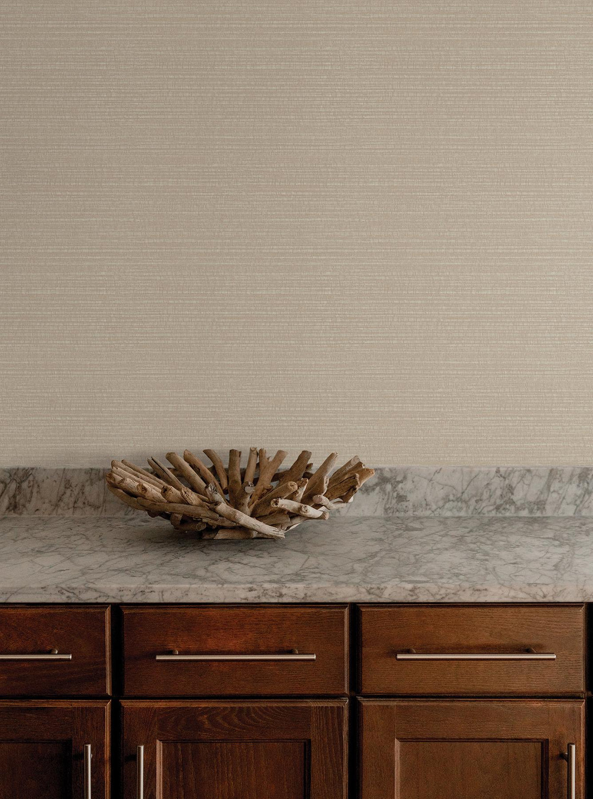 York Wallcoverings Sky Line Light Brown Textured Wallpaper