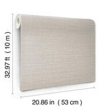 York Wallcoverings Sky Line Grey Textured Wallpaper