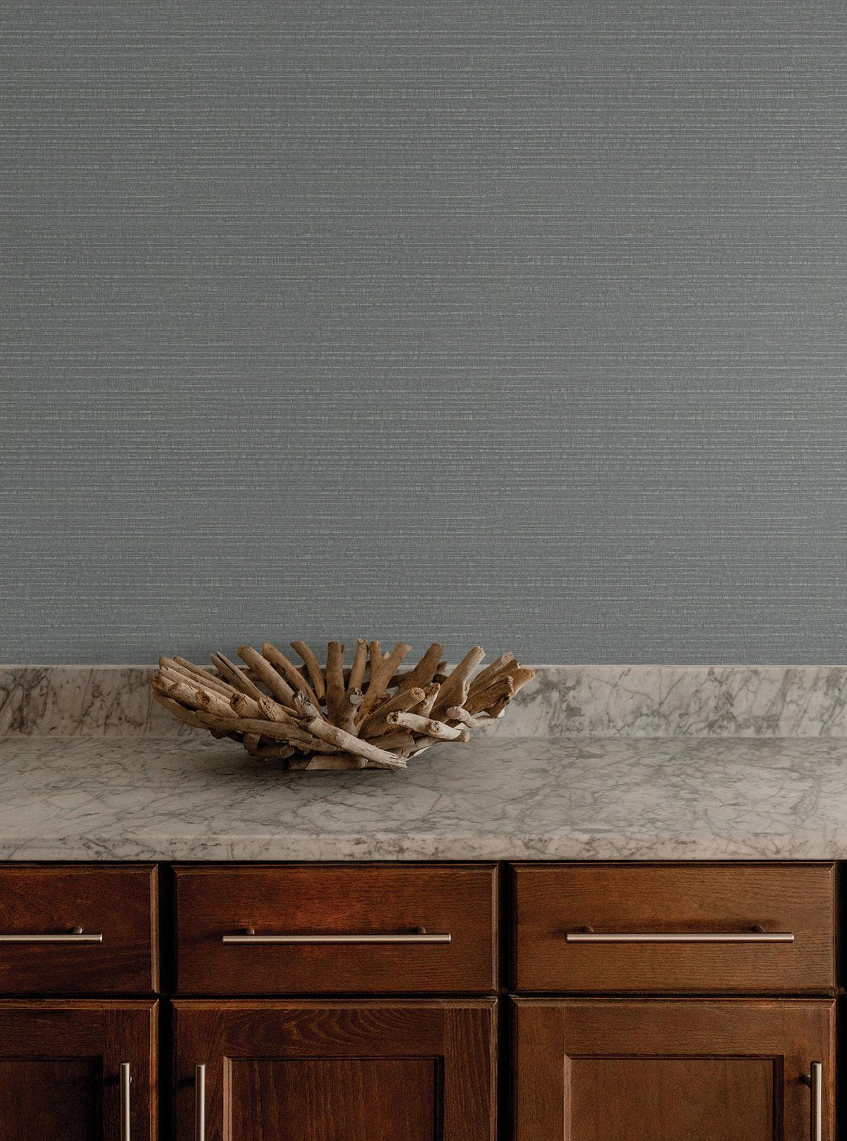 York Wallcoverings Sky Line Slate Textured Wallpaper