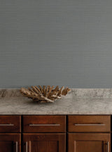 York Wallcoverings Sky Line Slate Textured Wallpaper