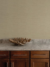 York Wallcoverings Sky Line Chestnut Textured Wallpaper
