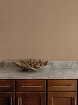 York Wallcoverings Sky Line Rust Textured Wallpaper