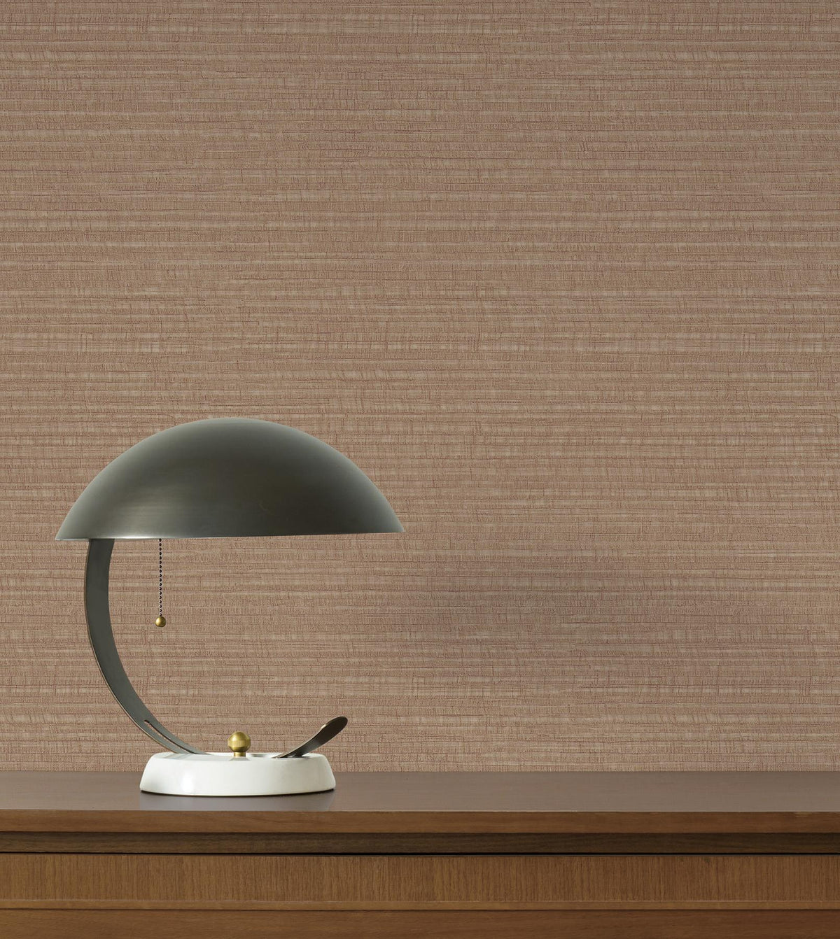 York Wallcoverings Sky Line Rust Textured Wallpaper