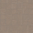 York Wallcoverings Chiseled Patchwork Brown Faux Fabric Wallpaper