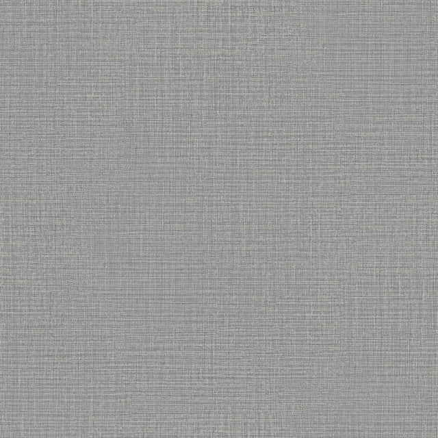 York Wallcoverings Georgette Dark Grey Faux Fabric Wallpaper