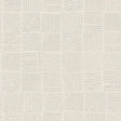 York Wallcoverings Chiseled Patchwork Beige Faux Fabric Wallpaper