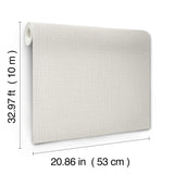 York Wallcoverings Georgette Beige Faux Fabric Wallpaper