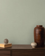 York Wallcoverings Georgette Moss Faux Fabric Wallpaper