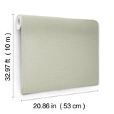 York Wallcoverings Georgette Moss Faux Fabric Wallpaper
