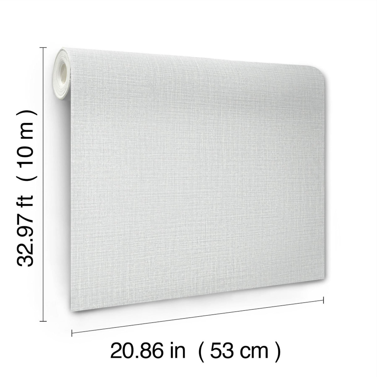 York Wallcoverings Georgette Light Grey Faux Fabric Wallpaper