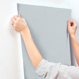 York Wallcoverings Georgette Stone Faux Fabric Wallpaper