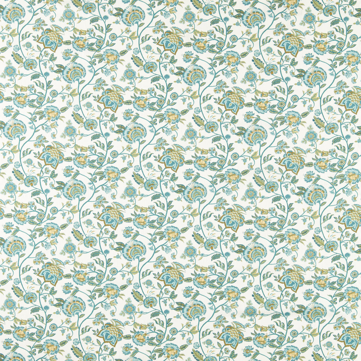 Clarke & Clarke BARMERI TEAL Fabric