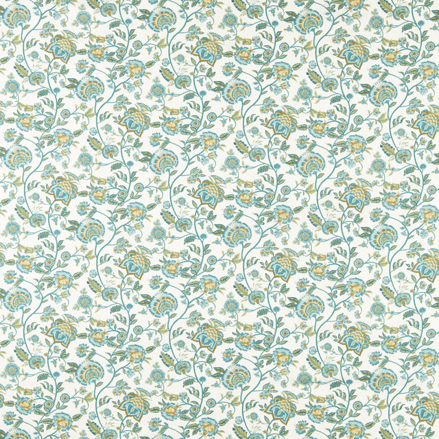 Clarke & Clarke BARMERI TEAL Fabric