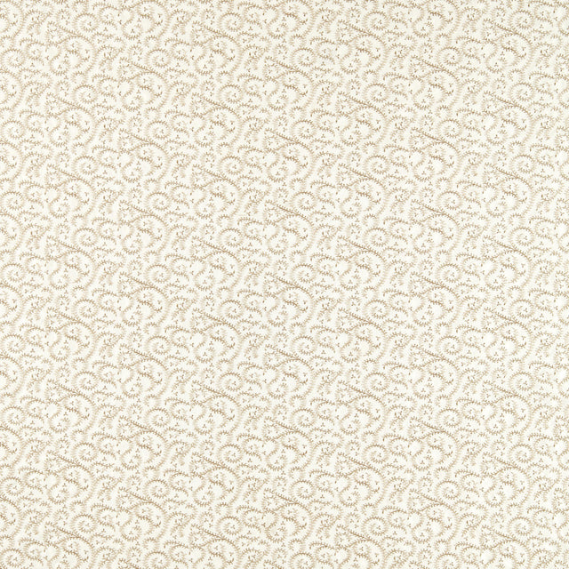 Clarke & Clarke BUTA EMBROIDERY NATURAL Fabric