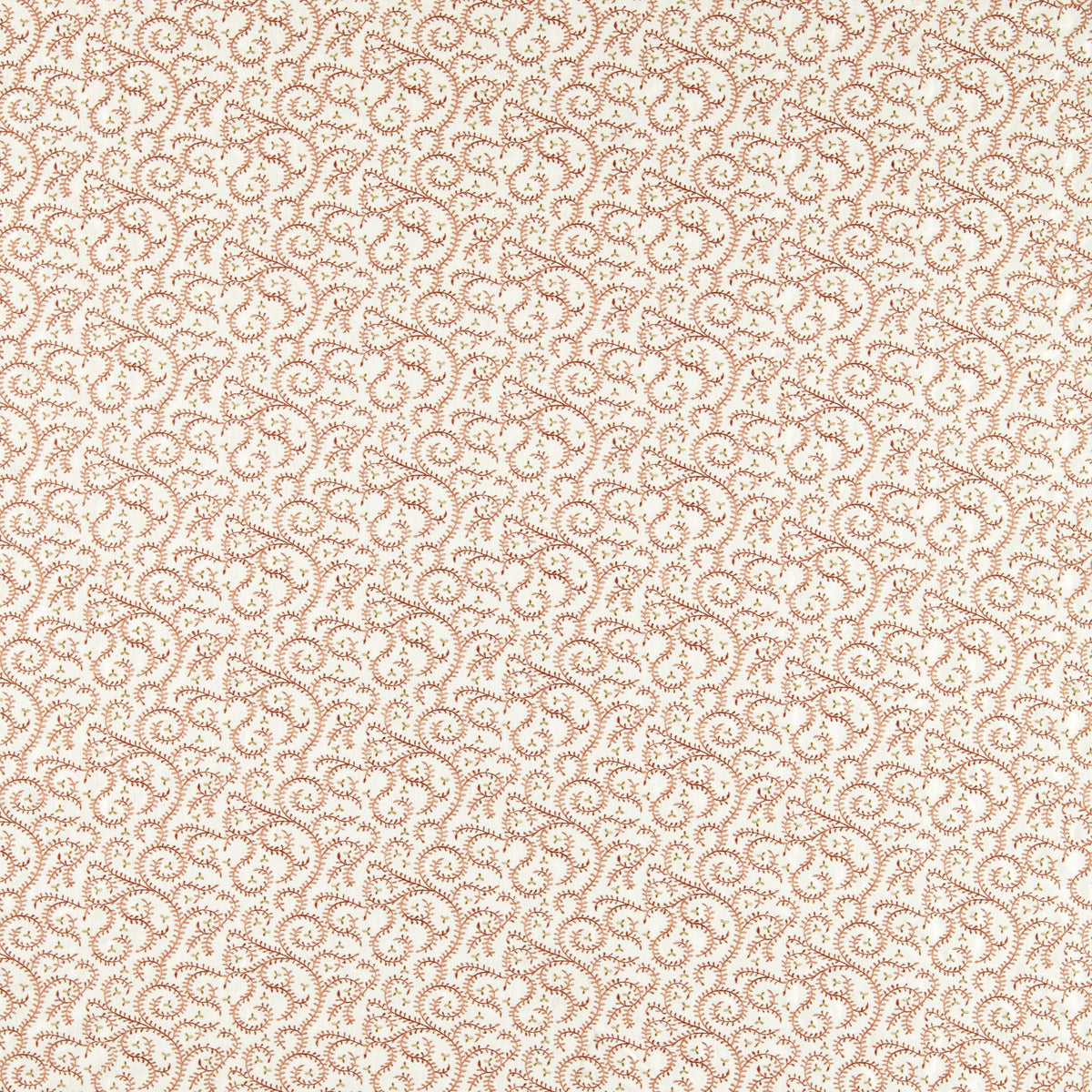 Clarke & Clarke BUTA EMBROIDERY SPICE Fabric
