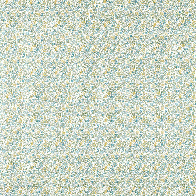 Clarke & Clarke GAMTHI TEAL Fabric