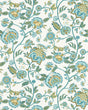 Clarke & Clarke BARMERI TEAL WP Wallpaper