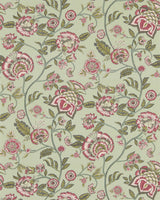 Clarke & Clarke BARMERI SAGE/BLUSH WP Wallpaper