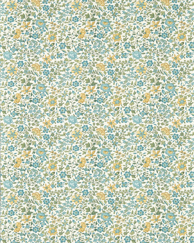 Clarke & Clarke GAMTHI TEAL WP Wallpaper