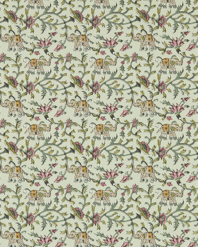Clarke & Clarke HATHI SAGE WP Wallpaper