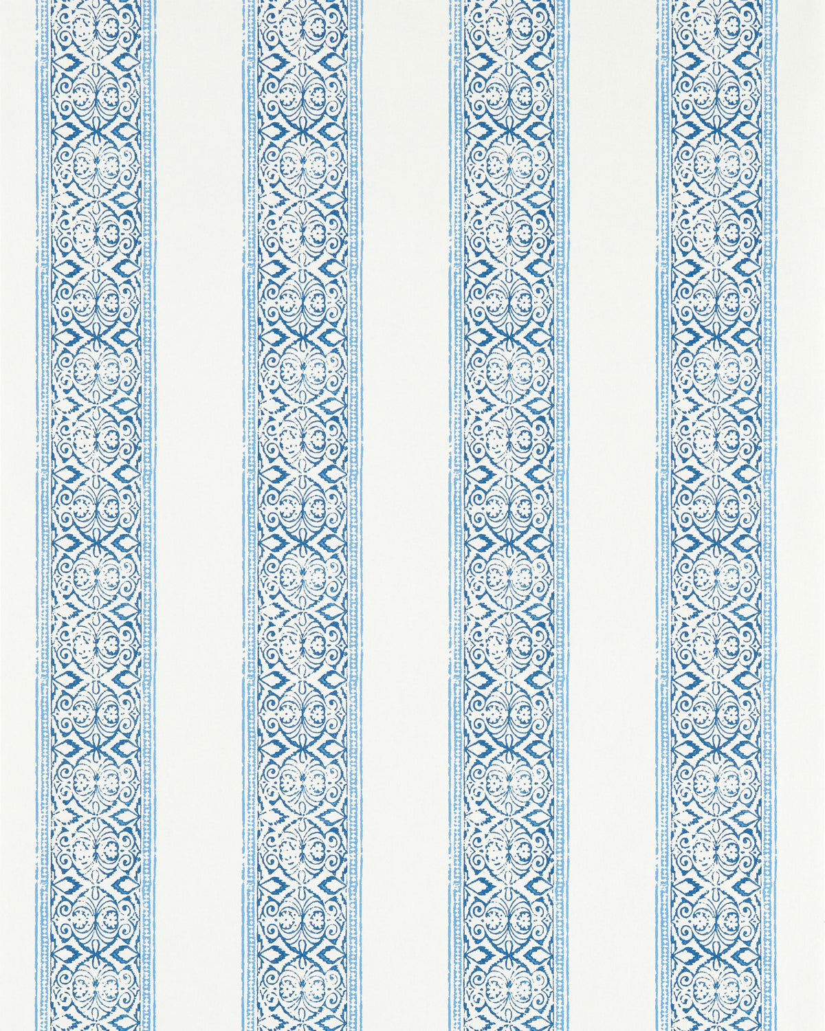 Clarke & Clarke KALAMKARI COBALT WP Wallpaper