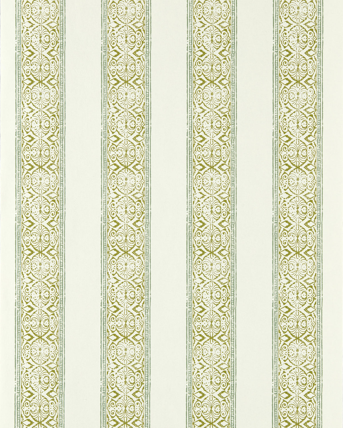 Clarke & Clarke KALAMKARI SAGE WP Wallpaper