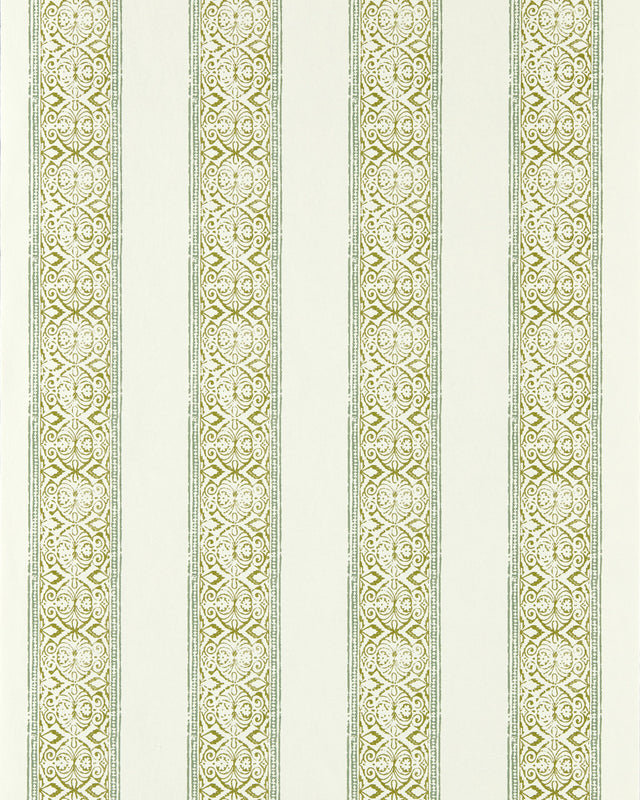 Clarke & Clarke KALAMKARI SAGE WP Wallpaper