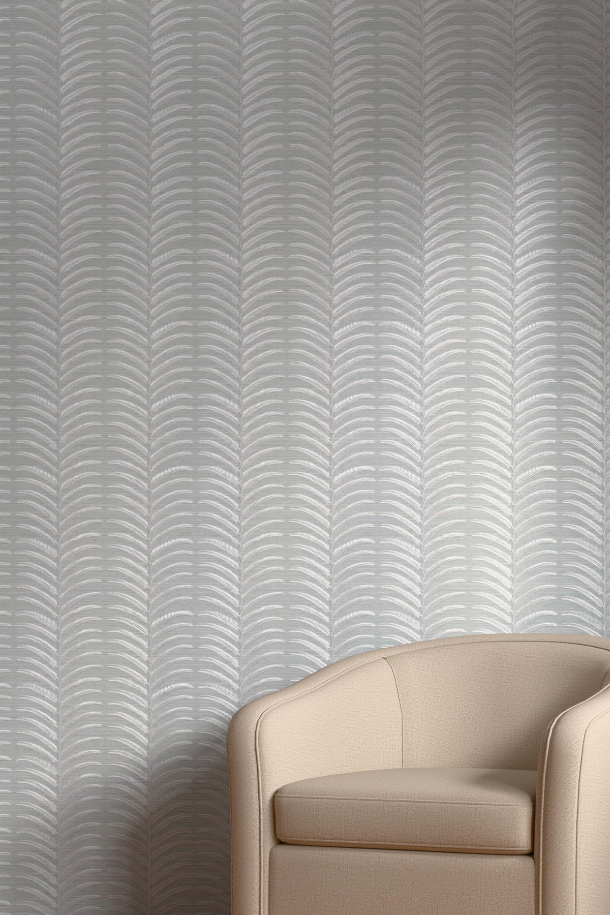 Kravet PLANTAE EMB SISAL ALABASTER Wallpaper