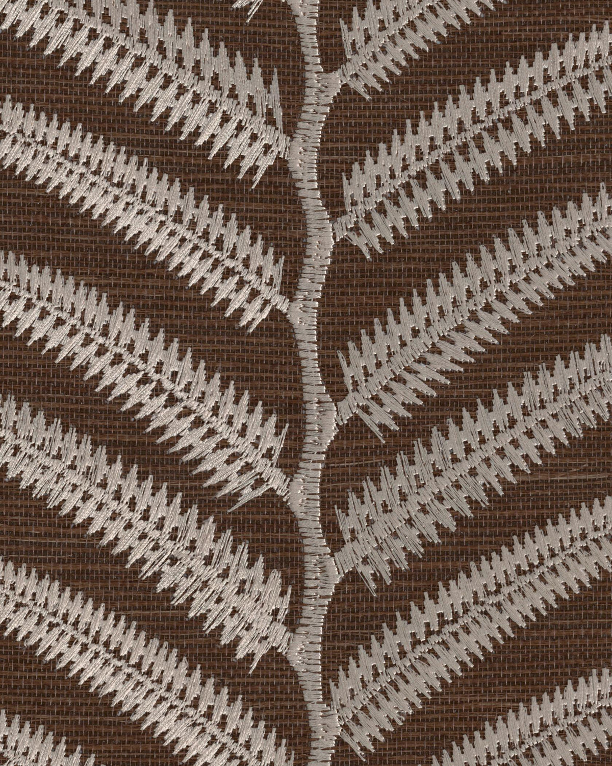 Kravet PLANTAE EMB SISAL COCOA Wallpaper