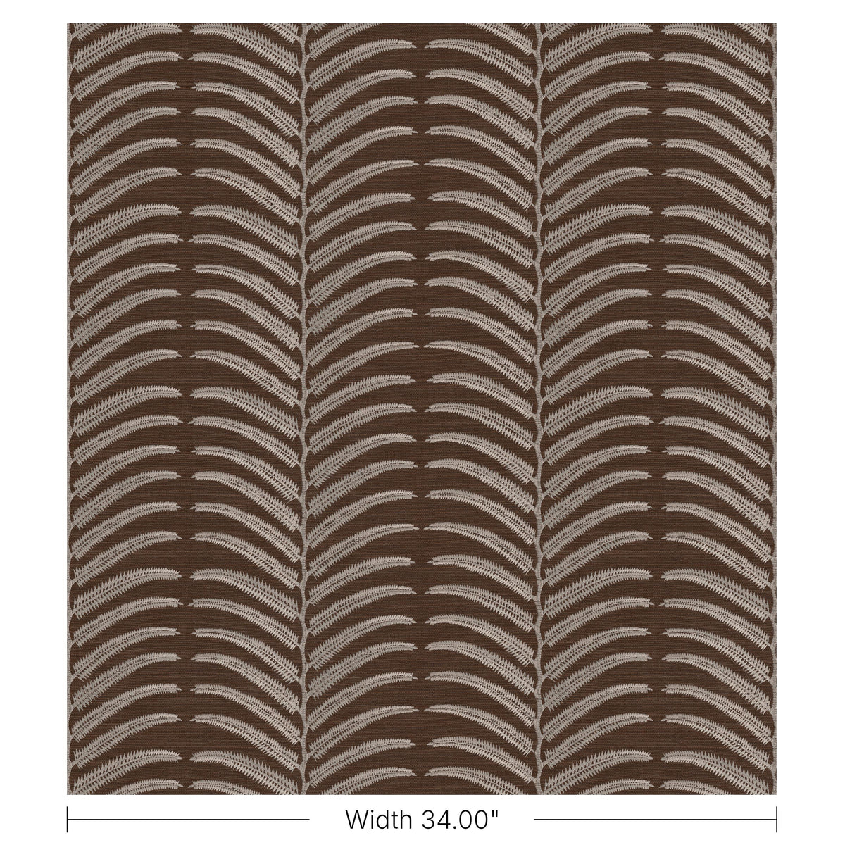 Kravet PLANTAE EMB SISAL COCOA Wallpaper