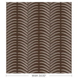Kravet PLANTAE EMB SISAL COCOA Wallpaper