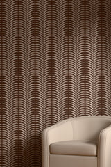 Kravet PLANTAE EMB SISAL COCOA Wallpaper
