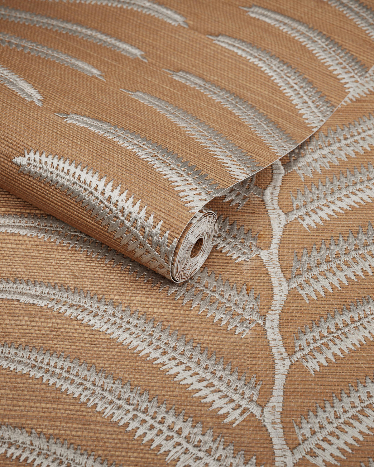 Kravet PLANTAE EMB SISAL BRONZE Wallpaper