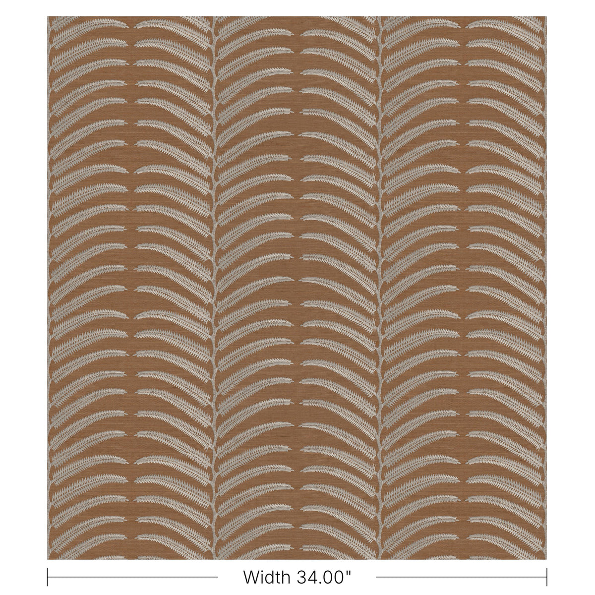 Kravet PLANTAE EMB SISAL BRONZE Wallpaper